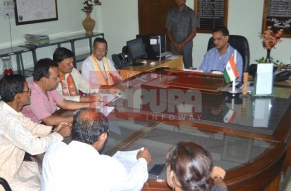 BJP placed deputation to West DM BJP placed deputation to West DM